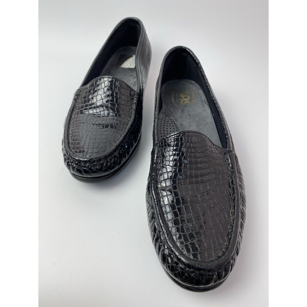 SAS Women’s Black Tripad Flat Comfort Shoes Loafers 9.5 N